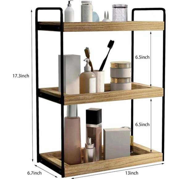 3 Tier Bathroom Counter Organizer,Countertop Bathroom Organizer - Picture 3 of 7
